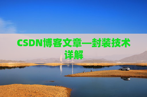 CSDN博客文章—封装技术详解